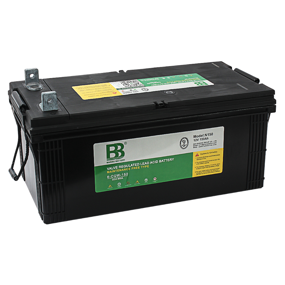 12V150Ah船用免维护蓄电池
