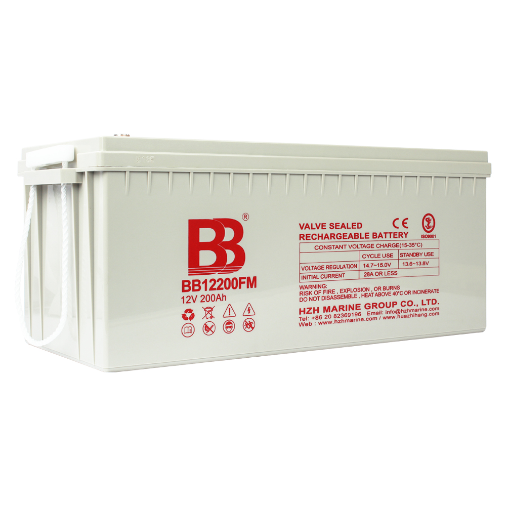 12V200Ah船用深循环蓄电池